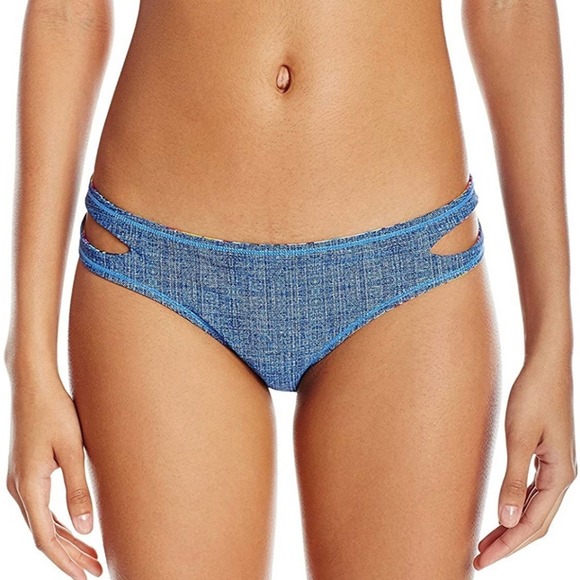 Jessica Simpson Reversible Surfside Split Side Hipster Bikini Swim Bottom XL - Picture 11 of 11